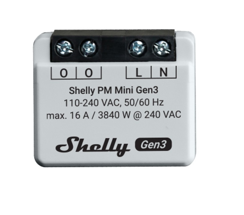 Rele Shelly Mini PM GEN3 Wi-fi