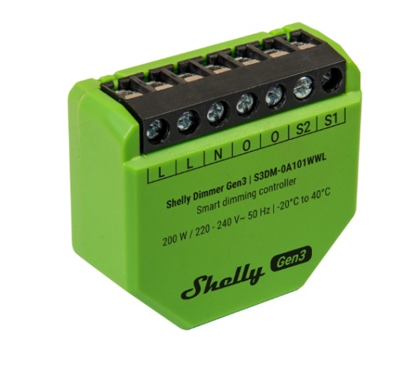 Dimmer Shelly GEN3 PM Wi-fi