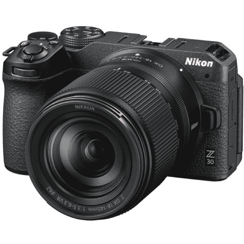 Camara Nikon Z30 Mirrorless + Lente 18-140mm