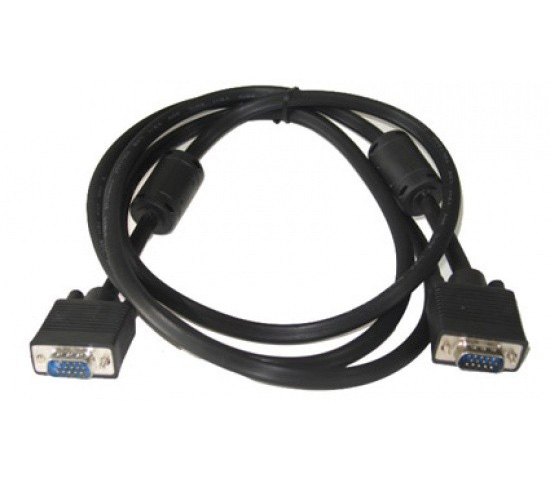 Cable vga monitor 3 metros negro con filtros