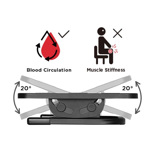 Soporte ergonómico ajustable para pies 