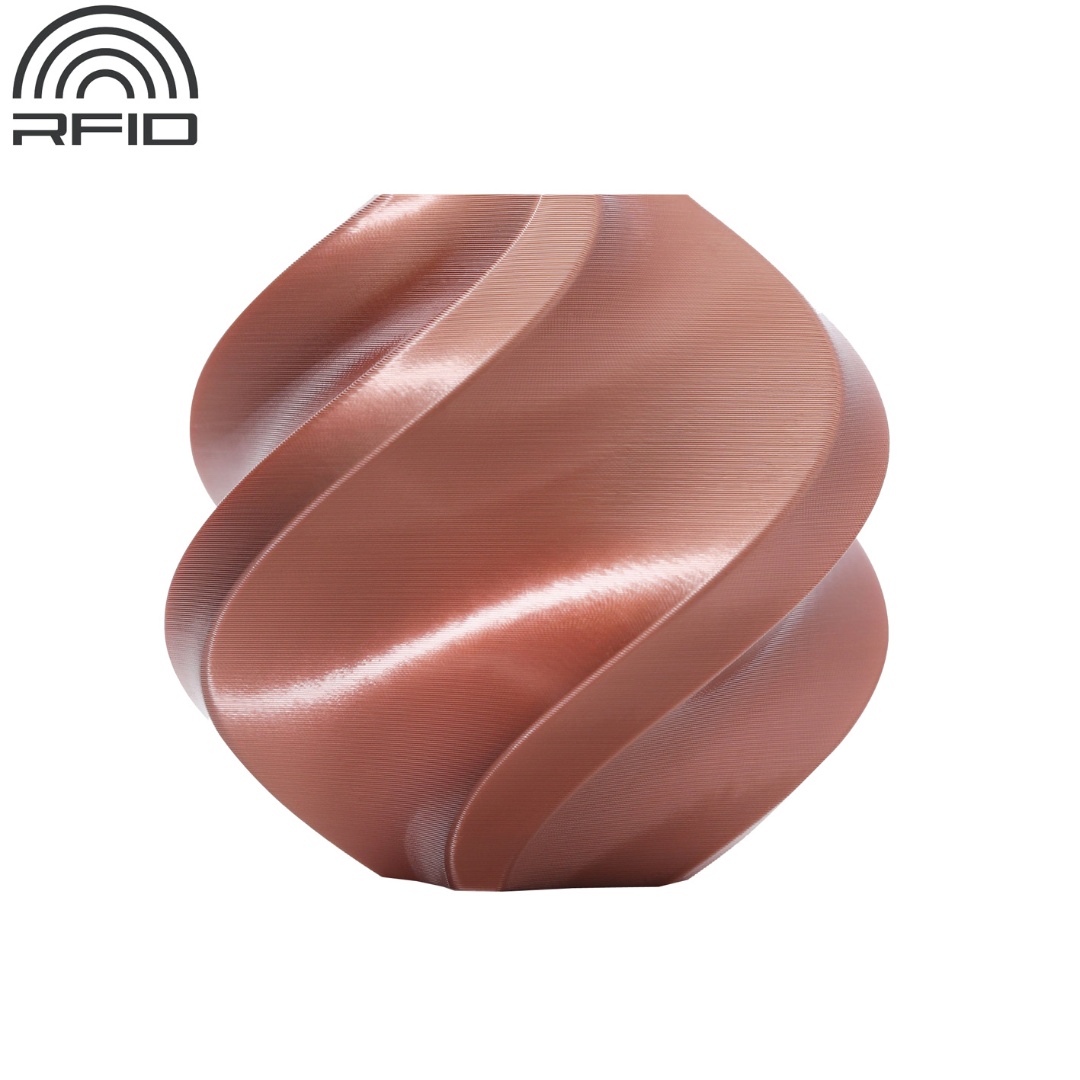 Filamento Bambu Lab PLA Silk+ rose gold