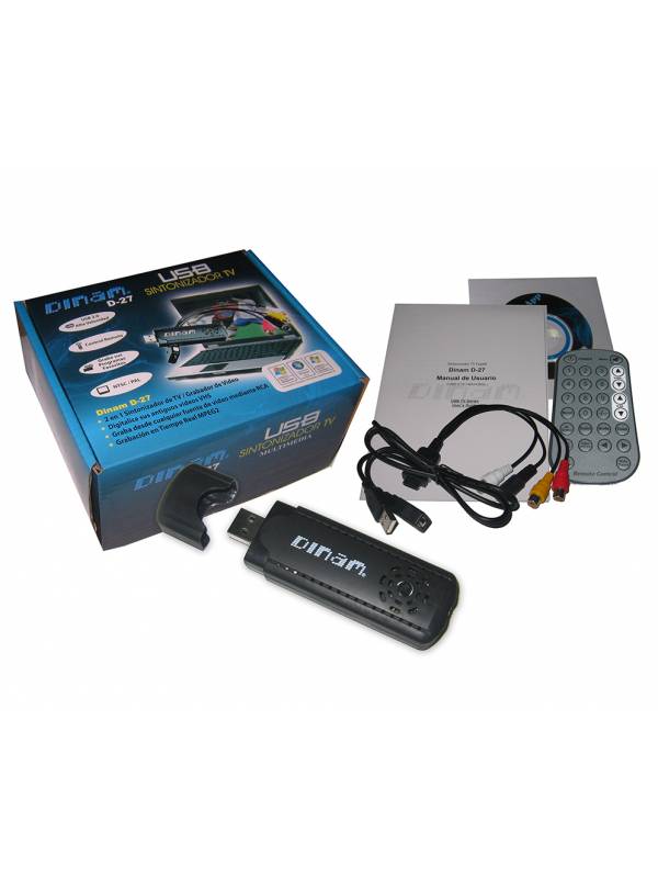 Capturadora de video y sintonizador TV Dinam USB