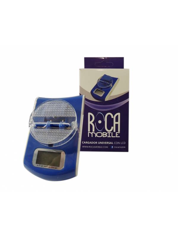 Cargador universal de baterias con pantalla LCD