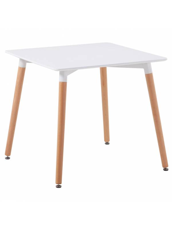 Mesa cuadrada 80x80cm blanca