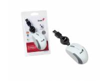 Mini Mouse Genius Retractil USB blanco