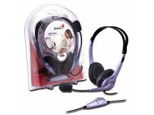 Audfonos Genius HS-04S c/micrfono single jack 3.5 mm