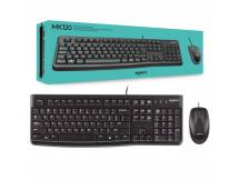 Combo Logitech MK120 teclado y mouse USB