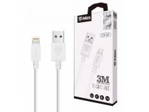 Cable Inkax Lightning iPhone 2.1A 3m