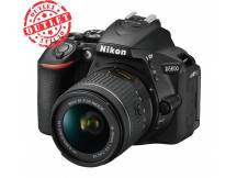 Camara Nikon D5600, 24mp, lente 18-55, Wifi, reflex profesional (usada con detalles)