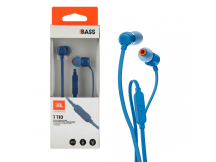 Auriculares JBL T110 manos libre azul