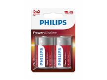 Pilas alcalinas Philips D x2