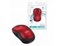 Mouse Logitech M185 inalmbrico rojo