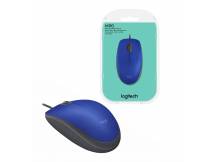 Mouse Logitech M110 silent ptico usb azul