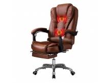 Silla ejecutiva Miles con apoya pies y 2 puntos de masaje marron