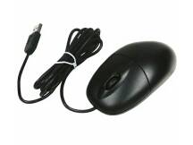 Mouse optico negro usado