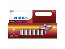 Pilas alcalinas Philips AA x 12