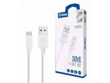 Cable Inkax USB a USB-C de 3 metros