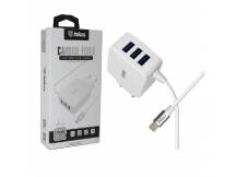 Cargador Inkax 3.1A ccable lightning + 3 USB