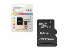 Memoria Micro SD Hikvision 64GB Clase 10