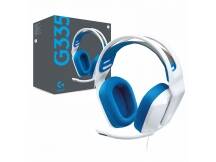 Audfonos Logitech G335 blancos Gamer