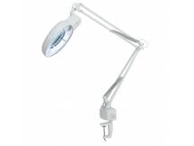 Lampara fija multiproposito articulada con luz y lupa