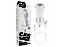 Cargador auto Dual Inkax ccable Lightning USB 2.1A