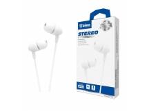 Auriculares Inkax USB Tipo-C blanco con microfono