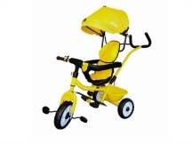 Triciclo Tinok giratorio 360 y capota amarillo