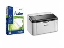 Impresora Laser Brother HL-1200 + resma de 500 hojas