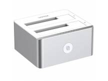 Dock Station Unitek doble baha para Discos 2.5" y 3.5" SATA 6