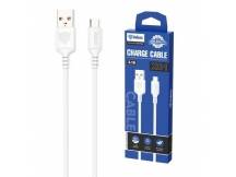 Cable Inkax Micro USB 3.1a 1m blanco