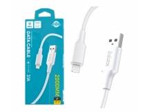 Cable Inkax Lightning 3.1a 2m blanco