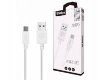 Cable Inkax Micro USB 5a 1m blanco