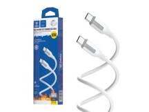 Cable Inkax USB-C 3.1a 1m blanco