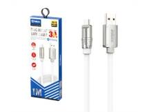 Cable Inkax Micro USB 3a 1m silver