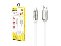 Cable Inkax USB-C 3a 1m silver