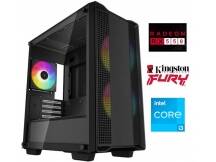 Equipo Gamer Core i3 10100F, 8GB, SSD 480 GB, RX550 4GB