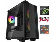 Equipo Gamer Ryzen 5 5500, 16GB, SSD 480GB, RTX 3050 6GB