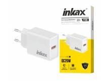 Cargador Inkax USB-A QC3.0 20w blanco
