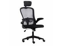 Silla de oficina Tyne con posabrazos y apoyacabeza