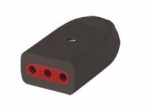 Ficha 3L hembra con tierra negra Conatel