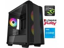 Equipo Gamer Core i5 12600KF, 16GB, 1TB NVMe, RTX 4060 8GB