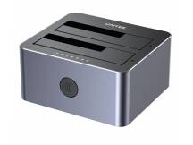 Dock Station Unitek doble baha para Discos 2.5 y 3.5 SATA III