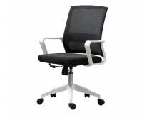 Silla de oficina Ryan negro y blanco