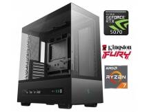 Equipo Gamer Ryzen 7 9800X3D, 32GB, 1TB NVMe, RTX 5070 12GB