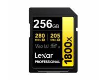 Memoria SDXC Lexar Pro 1800X 256GB UHS-II Gold Series