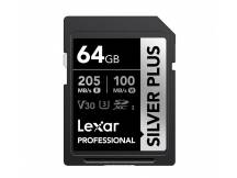 Memoria SDXC Lexar Pro 64GB Silver Plus