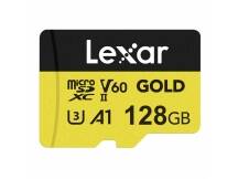 Memoria microSDXC Lexar Pro 128GB Gold UHS-II
