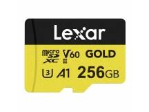 Memoria microSDXC Lexar Pro 256GB Gold UHS-II